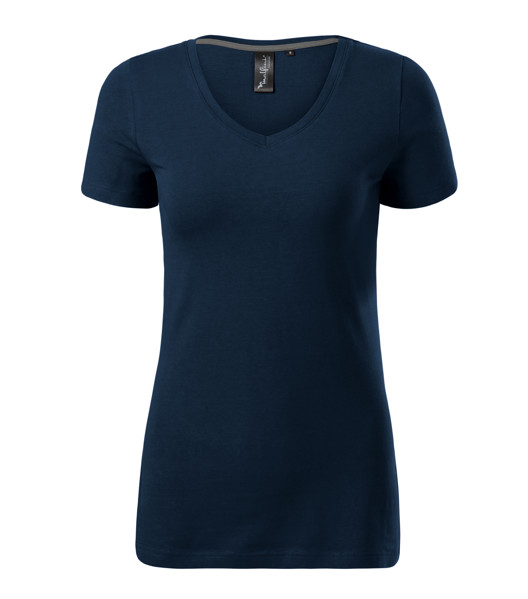 Tričko Dámské Malfini Premium® Action V-Neck - Námořní Modrá / S