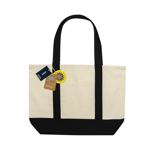 SHOP LOCAL AWARE™ recycled cotton 350gsm Tote bag - Zwart