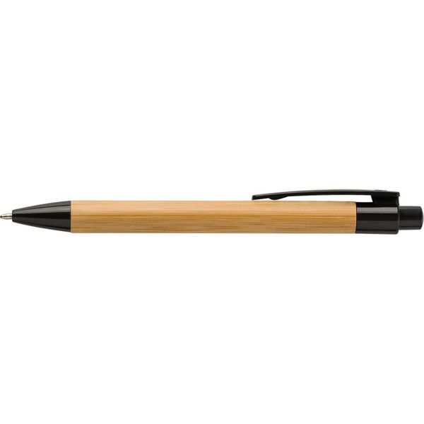Bamboo notebook A5 with ball pen