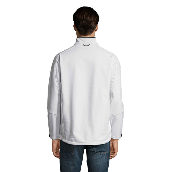 RELAX SOFTSHELL ZIPPED - White / S