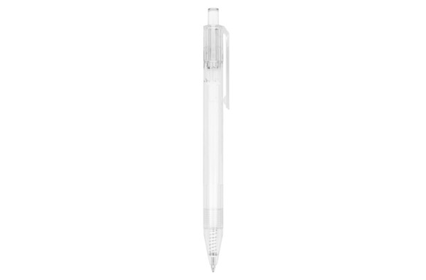 R-PET pen - Gennemsigtig / Hvid