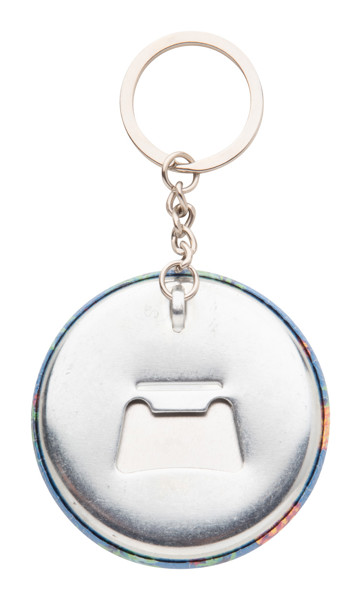 Pin Button Keyring KeyBadge Bottle