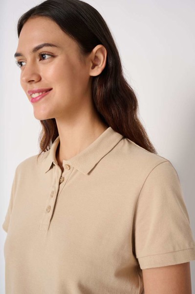 Ladies' Pique Polo Shirt - Ideal White / L