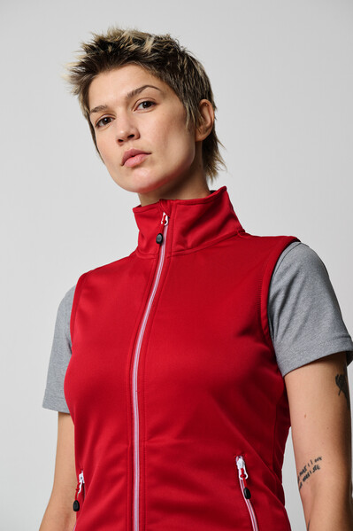 Printer Powerslide Vest Lady Grey Melange XXL