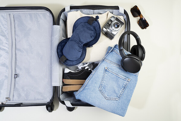 Oreiller De Voyage En Rpet Dreamfly - Bleu Foncé