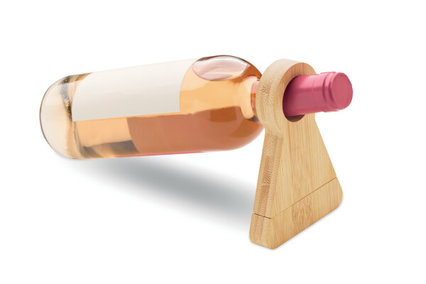 Bamboo bottle stand & opener Standturn