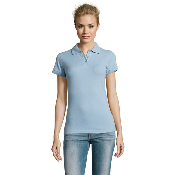 PERFECT POLO SENHORA 180g Perfect Women - Azul CéuXXL