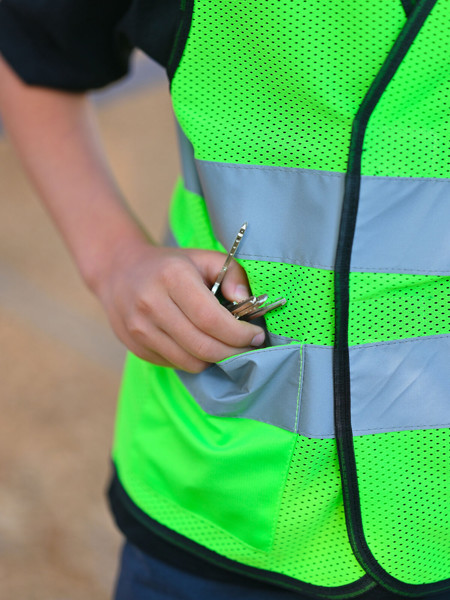 Mesh Safety Vest for Children „Korfu“ - Yellow / S