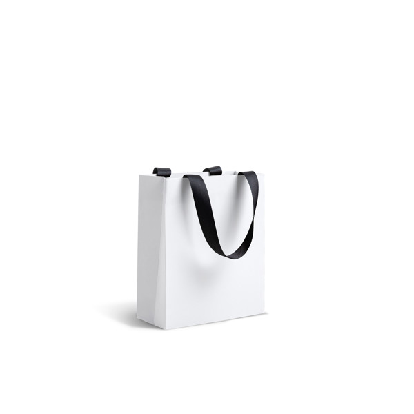 Saco de papel pequeno Luxus S - Branco 