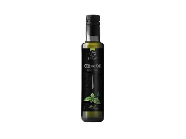 Extra panenský olivový olej & BAZALKA (sklo)