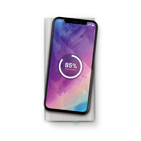 BATTERIE EXTERNE Li-po 8000 mAh ET CHARGEUR PAR INDUCTION