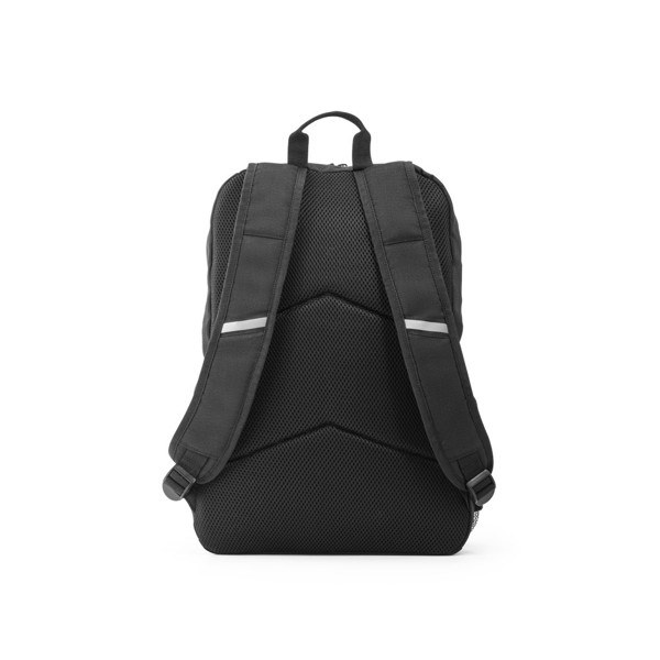 DELFOS BACKPACK. Batoh na notebook 300D rPET a 600D rPET s reflexními prvky