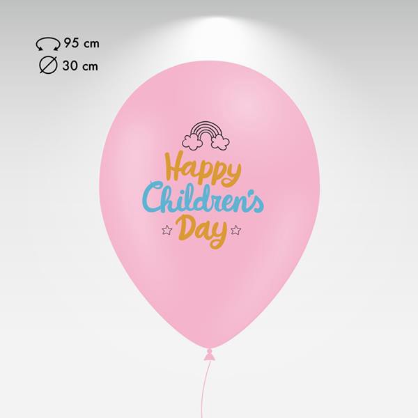 Balão Hg95i Personalizado, 1 Face 3 Cores - Branco
