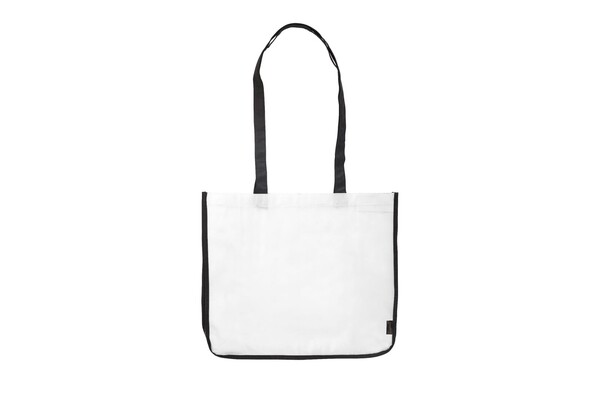 Grand sac shopping non-tissé 120g/m² - Blanc