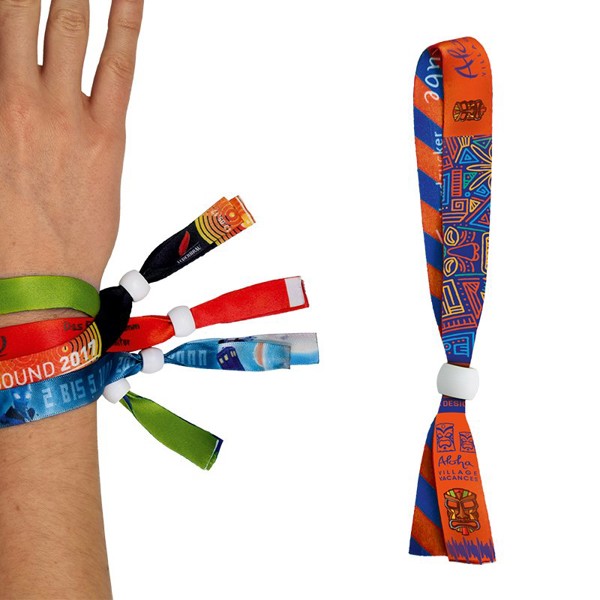 IDENTIFICATION SATIN BRACELET WITH TWO SIDES SUBLIMATION - Echantillon / Echantillon