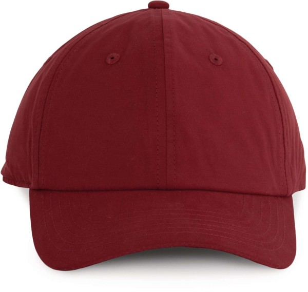 6 Panel Cap - Dark Chili Red