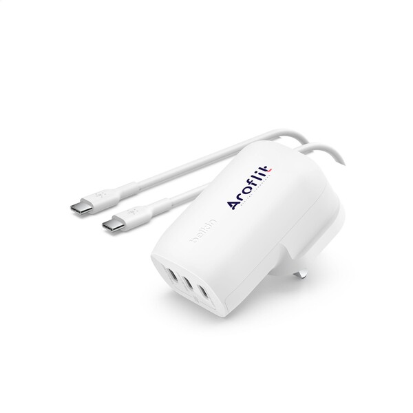 Belkin BoostCharge 3-Port Wall Charger prise de charge
