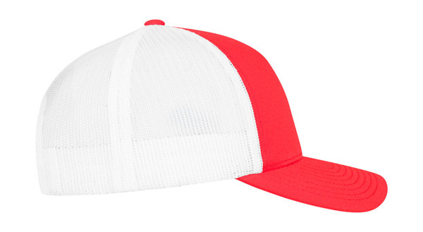 5-Panel Retro Trucker 2-Tone Cap - Black / White / ONE SIZE