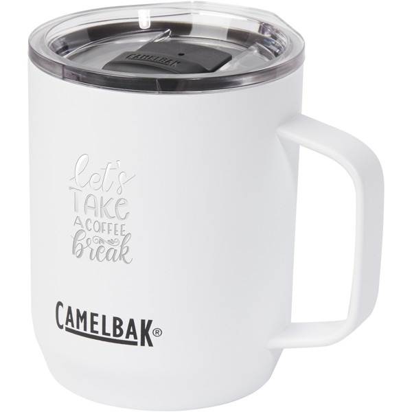Tasse avec isolation sous vide CamelBak® Horizon de 350 ml pour le camping - Blanc
