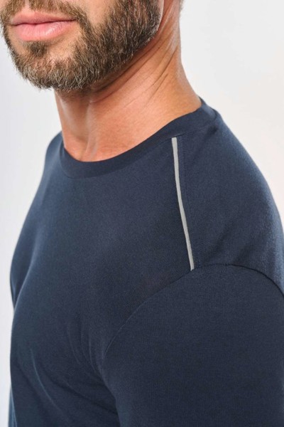 Men's Short-Sleeved Daytoday T-Shirt - Navy / Silver / L