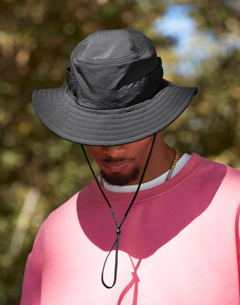 Outdoor Adventure Sun Hat - Black / S/M
