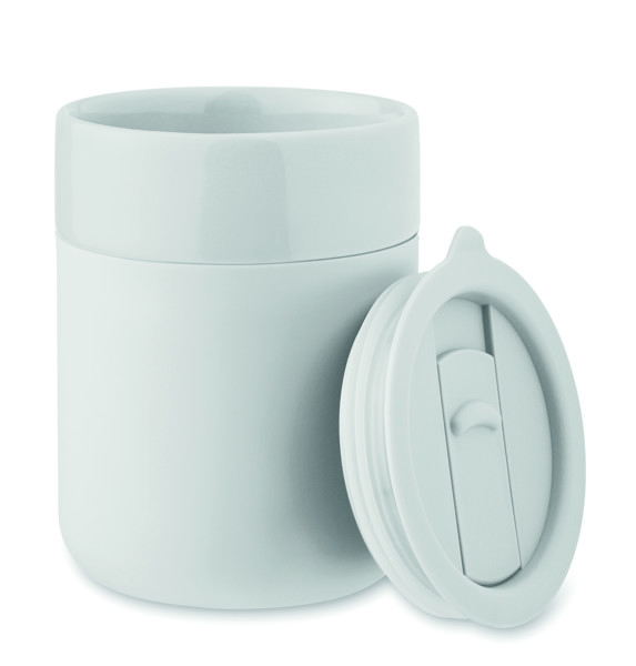 Keramikbecher 330 ml Qeram - Weiß