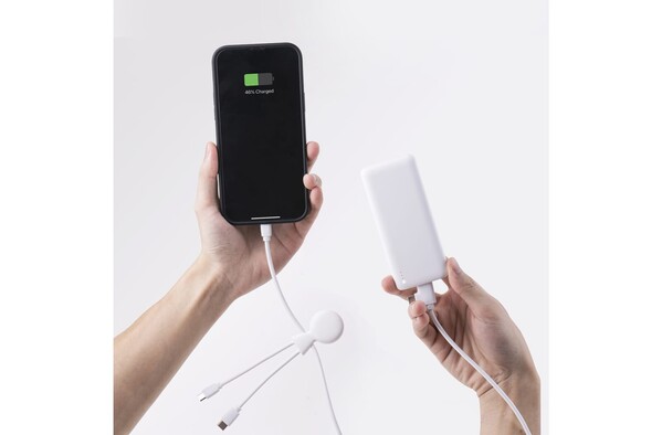 Xoopar Mr. Bio powerbank set, 7000mAh R-ABS - White