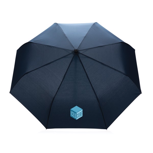Parapluie 21" automatique en rPET 190T Impact AWARE™ - Bleu Marine