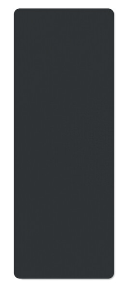 Suede like microfiber & Rubber yoga mat - ca.1.5mm thickness / Black polycotton strap