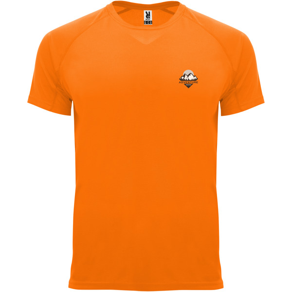 T-shirt de sport Bahrain à manches courtes pour enfant - Fluor Orange / 12