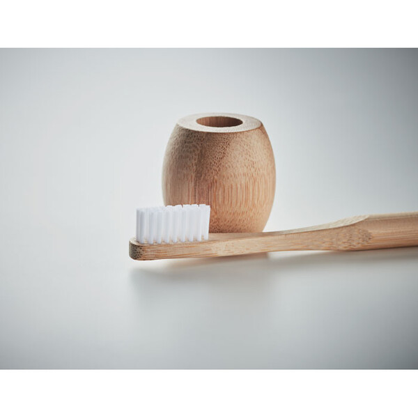 Bamboo tooth brush with stand Kuila