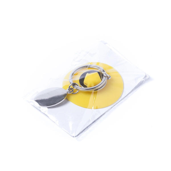 Llavero Moneda Halman - Amarillo