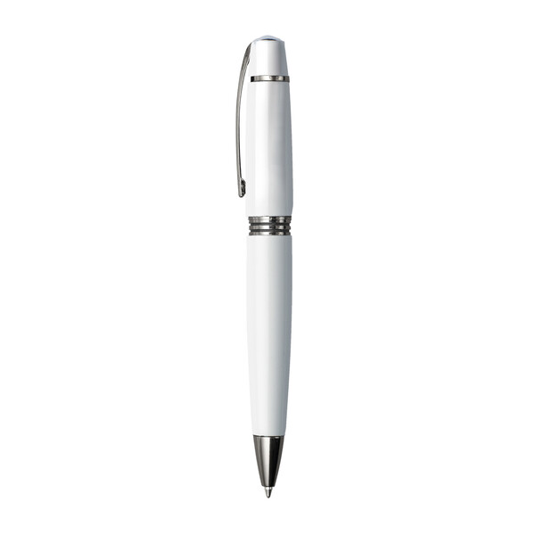 Stylo à bille VANCOUVER - blanc éclatant