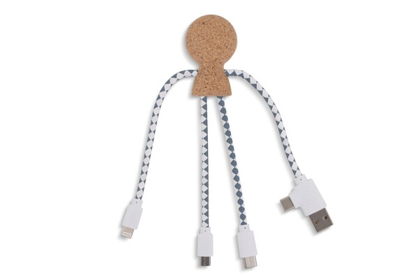 Xoopar Mr. Bio Cork Charging Cable