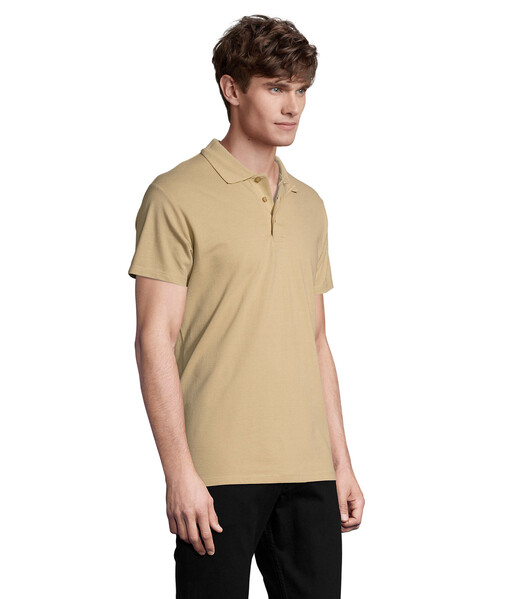 SPRING II MEN Polo 210g - Piasek / M