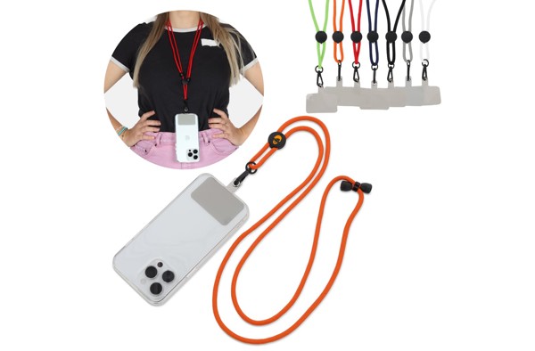 Adjustable Phone Cord - White
