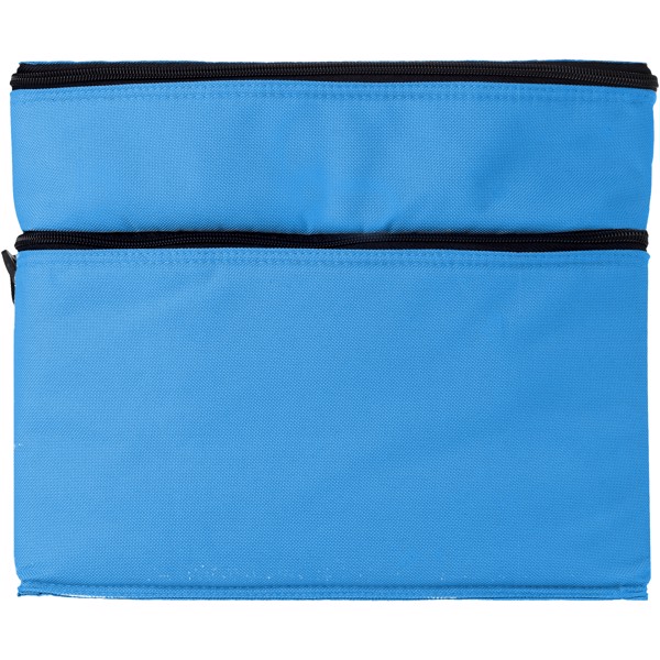 Oslo 2-zippered compartments cooler bag 13L - Process Blue