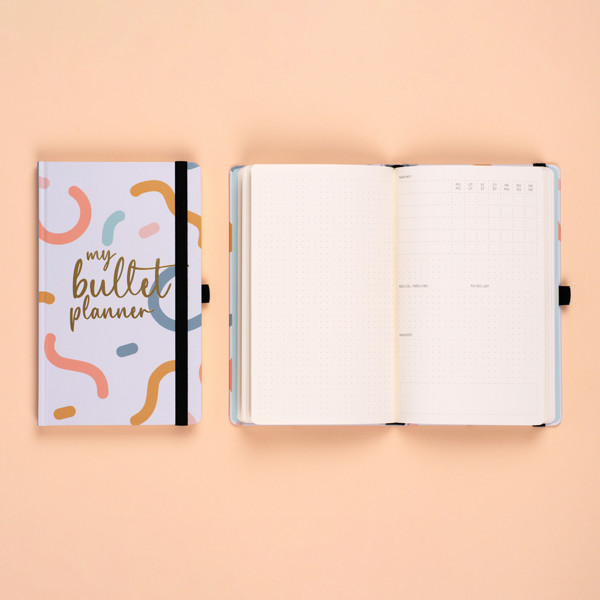 Týdenní Nedatovaný Diář My Bullet Planner, 13 x 21 cm Cz/Sk