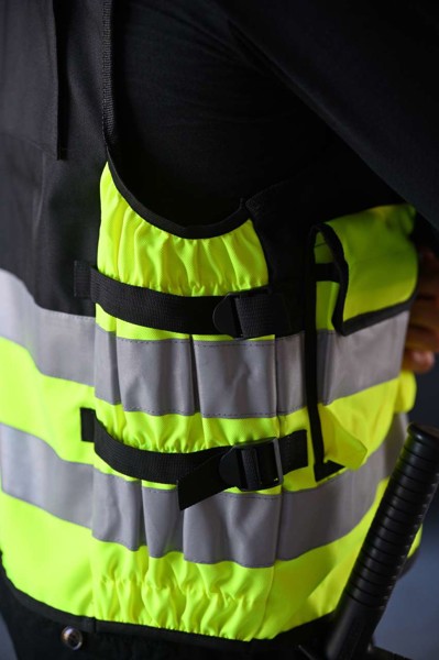 Tactical Safety Vest "Stammheim" - Yellow / M/XL