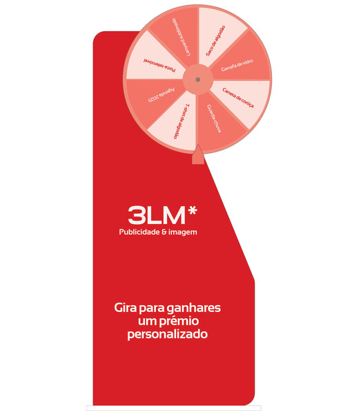 Roleta da Sorte em PVC 19mms Personalizável