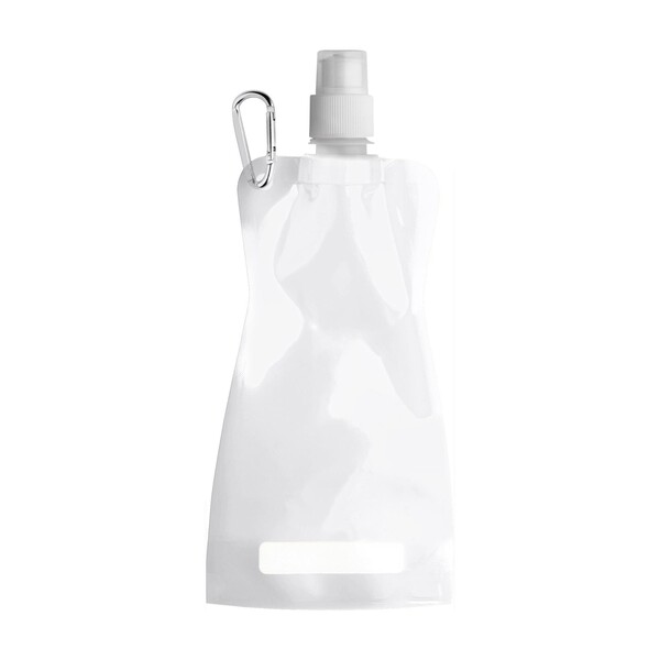 Foldable bottle Bailey | 420 ml - white