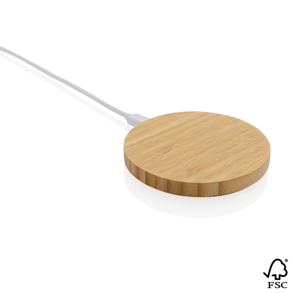 Bamboo 15W wireless charger