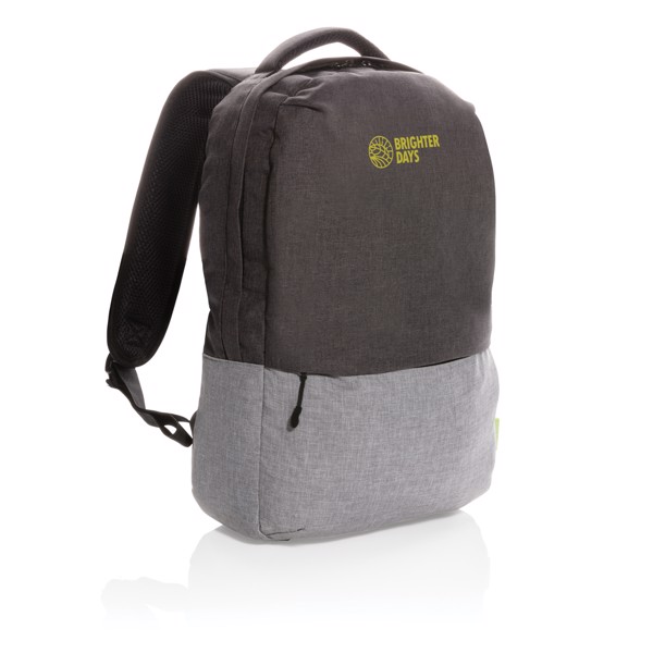 Duo Color RPET 15.6" RFID Laptop-Rucksack, PVC-frei