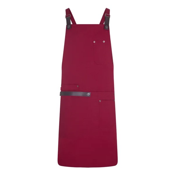 AVENTAL PEITO ORGÂNICO URBANO - Vermelho escuro 