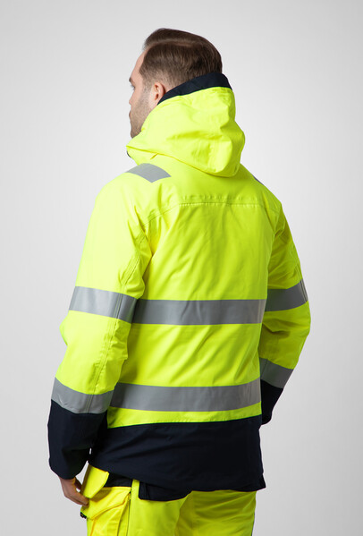 6445 Jacket 3-1 Hi Viz YELLOW/BLACK 4XL