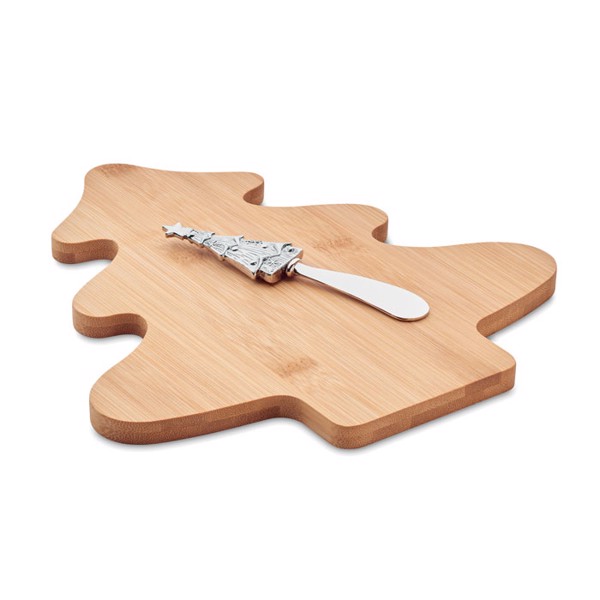 Cheese board set in bamboo Treechesse