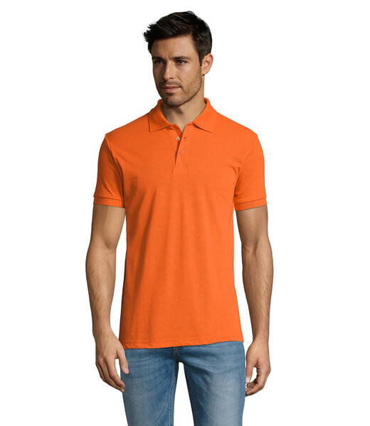 PRIME POLO SENHOR 200g Prime Men - Laranja3XL