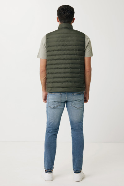 Iqoniq Meru moški telovnik, recikliran poliester - Khaki / 2XL