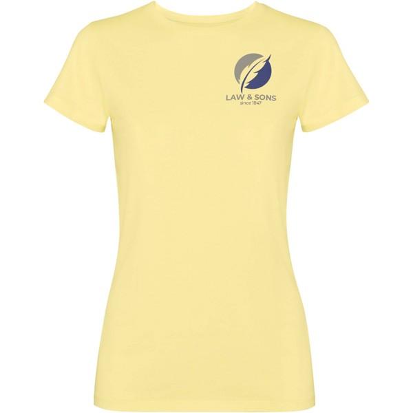 Fiyi short sleeve women's t-shirt - Yellow / XL