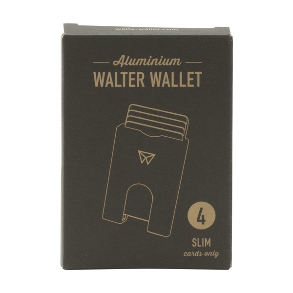 Walter Wallet Recyklovaný hliníkový držák karet - Gun Metal